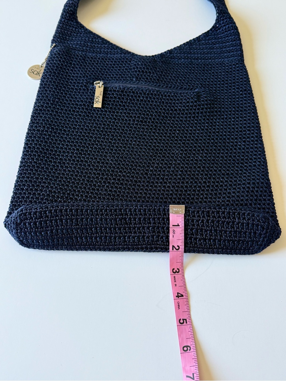 The Sak Navy Blue crochet shoulder bag - Picture 6 of 6